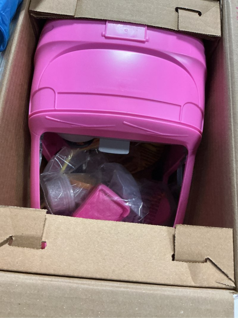 Condition photo showing Good Condition for barbie dream camper new for 2025 playset with roof tent, swing chair, fishing pond, bbq grill with color-change feature & 60+ accessories including dough