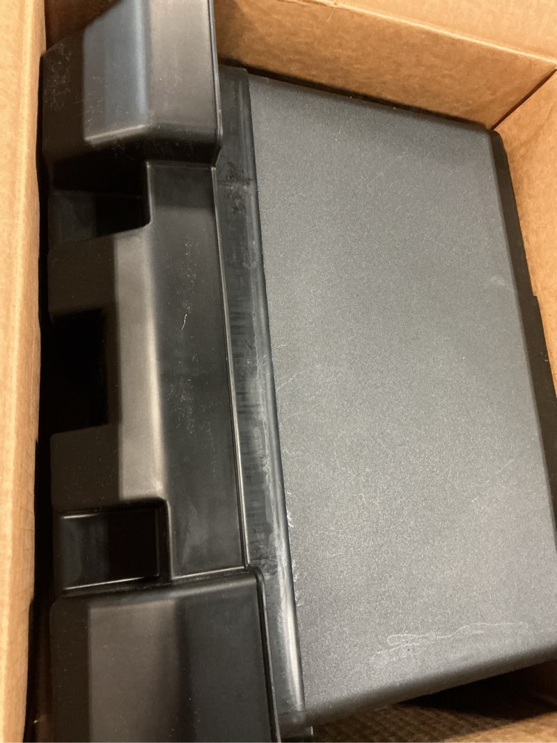 Condition photo showing Good Condition for camco large battery box with straps and hardware - group 27, 30, 31 |safely stores rv, automotive, and marine batteries | measures inside 7-1/4" x 13-1/4" x 8-5/8" | (55373), black frustration free packaging large battery box