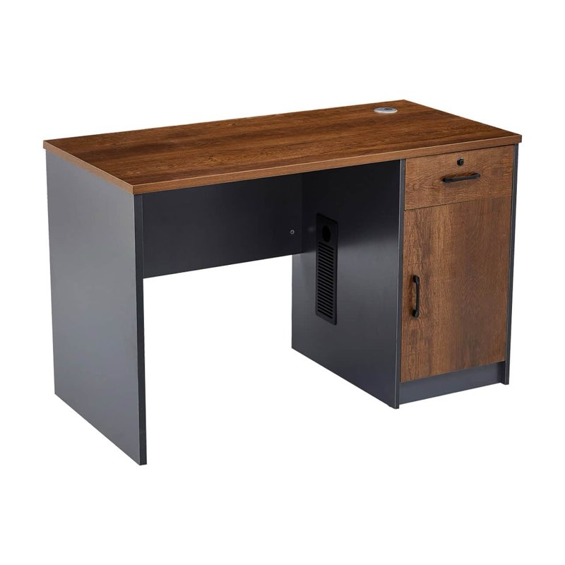 *missing pieces*Modern Compact Wooden Desk with Drawer