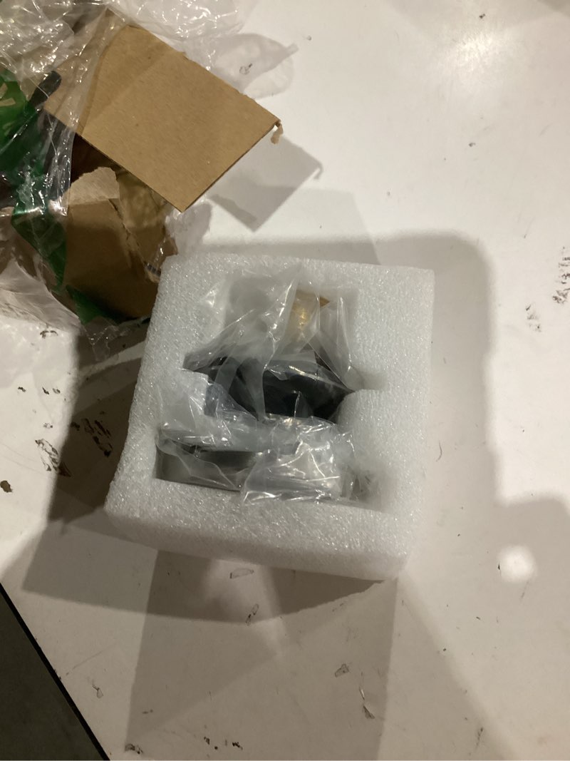 Condition photo showing As Is for Tub Drain Tip Toe Bathtub Drain Conversion Kit Assembly, Replacement Bath Drain Trim Kit with Single Hole Overflow Faceplate and Fine/Coarse Thread, Brushed Nickel Brushed 1-Hole