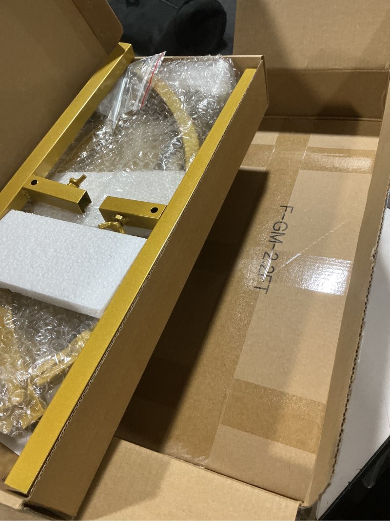 Condition photo showing Good Condition for Wokceer Wedding Arch Backdrop Stand 6FT, 5FT, 4FT Set of 3 Gold Metal Arch Stand for Wedding Ceremony Baby Shower Birthday Party Decor 6FT, 5FT, 4FT Gold