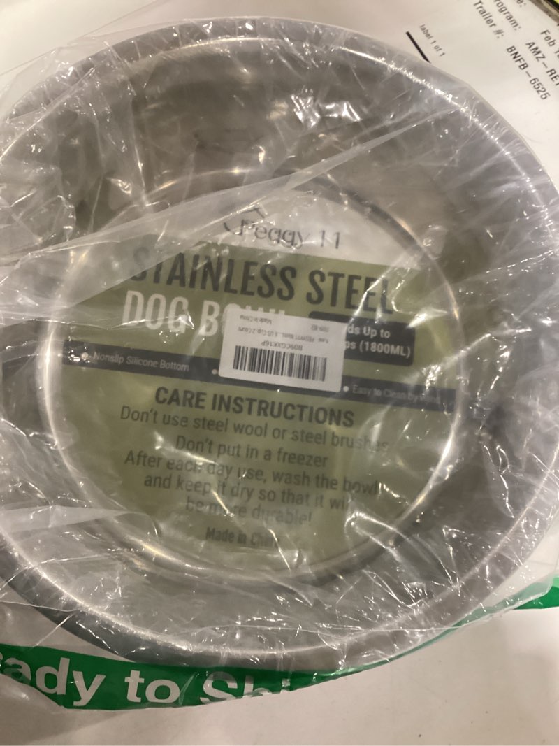 Condition photo showing Good Condition for PEGYY11 Nonslip Stainless Steel Dog Bowls, 7.6 US Cup, 2 Count 7.6 Cup