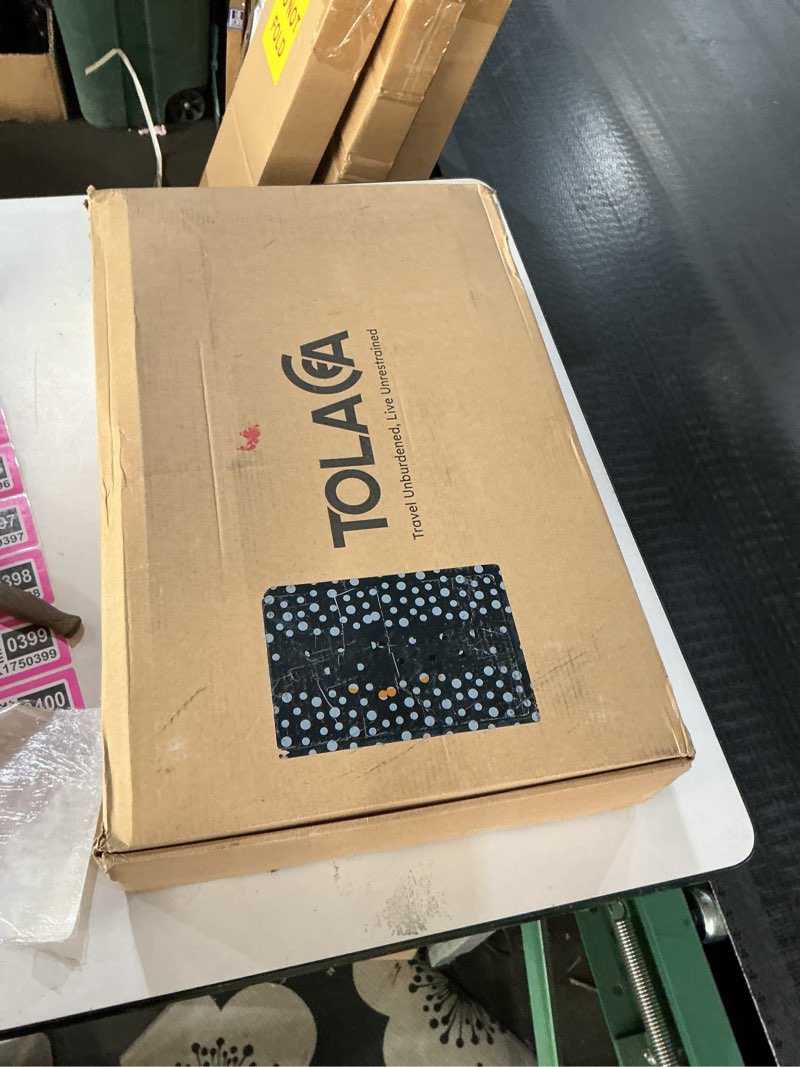 Condition photo showing As Is for Tolaccea gament bag