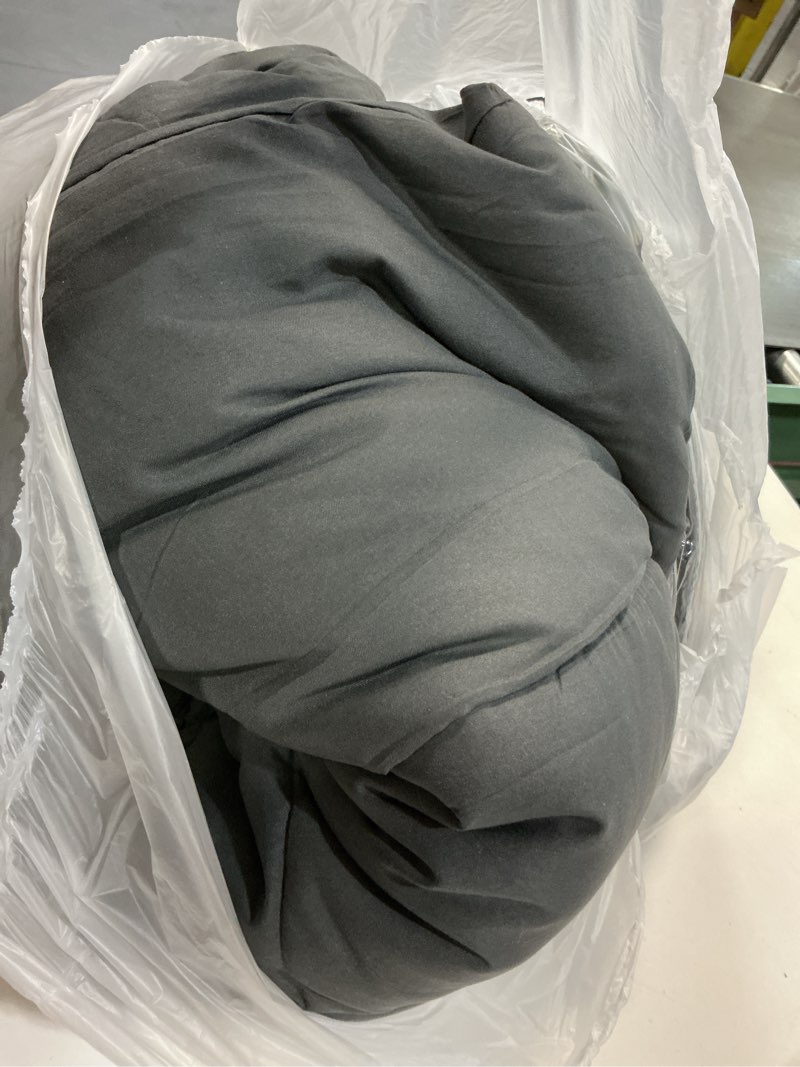 Condition photo showing As Is for CozyLux Twin Comforter Set with Sheets Dark Grey - 5 Pieces Bed in a Bag Twin, All Season Bed Set for Girls and Boys, Bedding Set with Down Alternative Comforter, Sheets, Pillowcase & Sham Dark Grey Twin