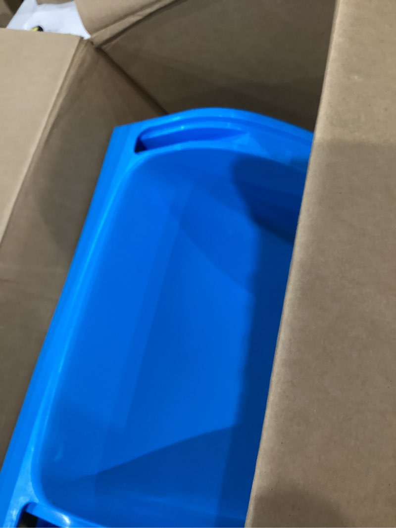 Condition photo showing Good Condition for little tikes 2-in-1 outdoor-indoor wet or dry slide playground slide with folding for easy storage  blue- for kids toddlers boys girls ages 2 to 6 year old
