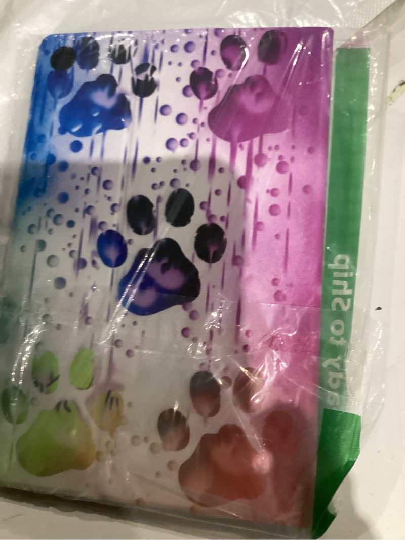 Condition photo showing Good Condition for case for samsung galaxy tab a9 plus 2023/a11 plus 2025 11 inch lightweight protective pu leather smart stand cover with auto wake sleep tablet case cover - watercolor dog paws watercolor dog paws for tab a9 plus 11 inch