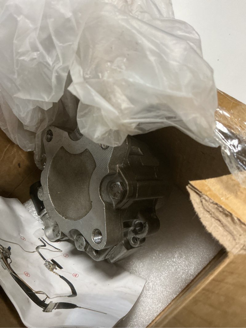 Condition photo showing As Is for 20-1002 power steering pump, fit for 2010-2014 cts 3.0l 2008-2014 cts 3.6l, replacement for 20-1002