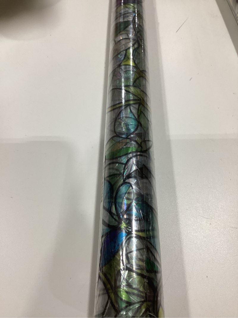 Condition photo showing Good Condition for somwise rainbow window privacy film,heat control,uv blocking,anti-glare,day & night privacy protection & decoration for home, bathroom,glass door,static cling,renter-friendly with installation tools green 45*157