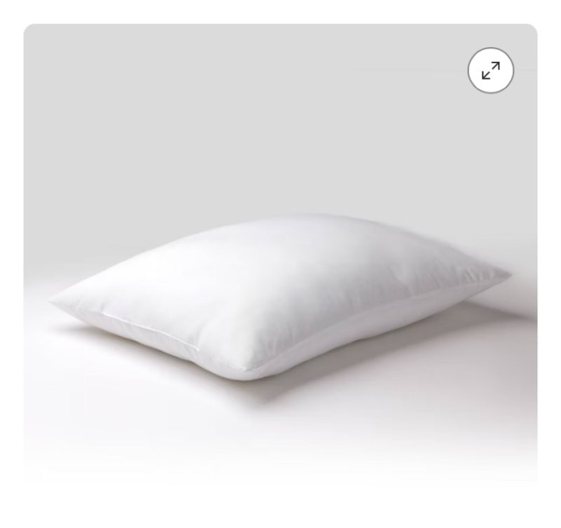 Token Standard/Queen Machine Washable Extra Firm Bed Pillow: Universal Sleeper, Polyester Microfiber, Tumble Dry, 18\"x24\" ( 10 pc) 