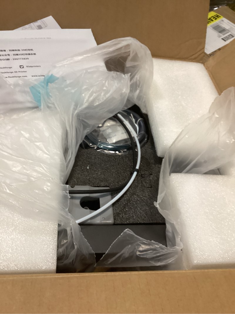 Condition photo showing Good Condition for FLASHFORGE Adventurer 5M 3D Printer with Fully Auto Leveling, Max 600mm/s High Speed Printing, 280°C Direct Extruder with 3S Detachable Nozzle, CoreXY All Metal Structure, Print Size 220x220x220mm