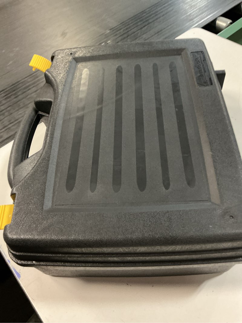 Condition photo showing Good Condition for 1 pcs tuffs multifunctional hardware toolbox plastic box portable storage box equipment tool case (color : black, size : 16x12 inches black