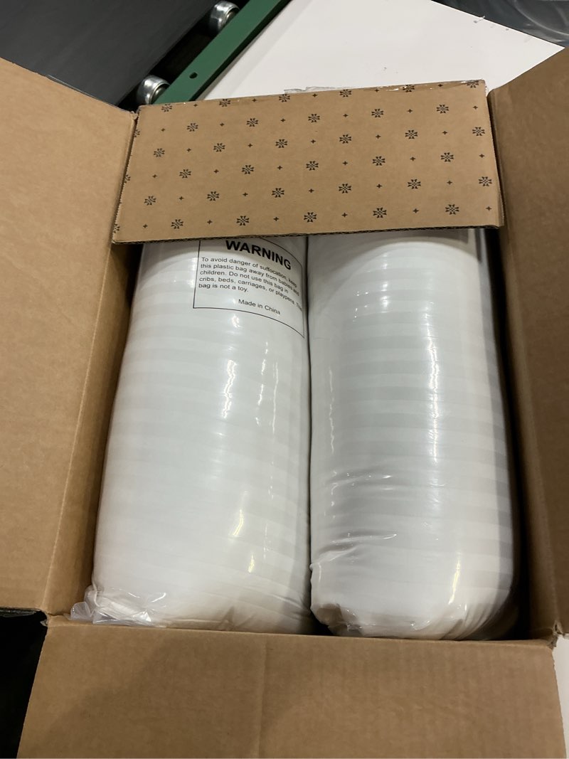 Condition photo showing New/Like New for Beckham Hotel Collection Bed Pillows Standard/Queen Size Set of 2 - Original Soft Down Alternative Pillow for Sleeping - Soft Support for Back, Stomach or Side Sleepers Queen / Standard White