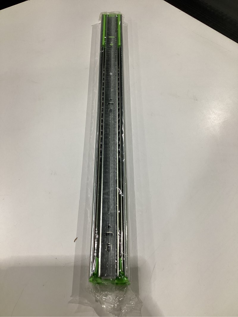 Condition photo showing Good Condition for 1 Pairs 22 Inch Soft Close Drawer Slides, Heavy Duty Full Extension Ball Bearing Self Closing Drawer Slides Side Mount for Kitchen Cabinet, RV, Tool Box, 150 LB Capacity 22 Inch 1 Pairs