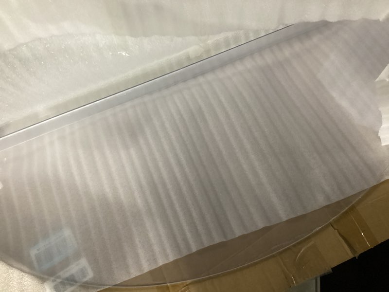 Condition photo showing Good Condition for Basement Window Well Covers Outside, Heavy-Duty Egress Window Well Cover Clear, All-Weather Against Debris, UV Resistant, Tear-Resistant, Waterproof, Windproof (Only Cover)39" X 16" 39*16