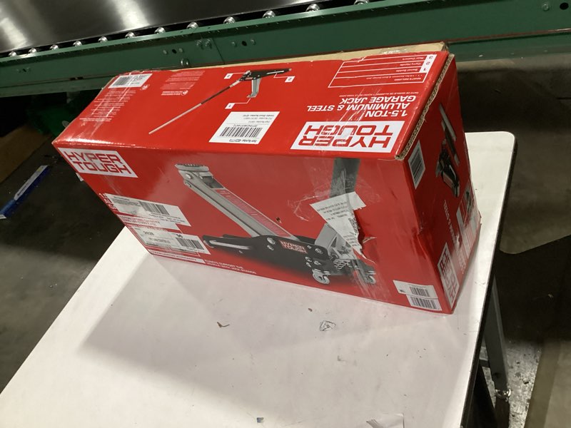 Condition photo showing Good Condition for hyper tough 1.5 ton aluminum and steel floor jack for compact cars and sedans