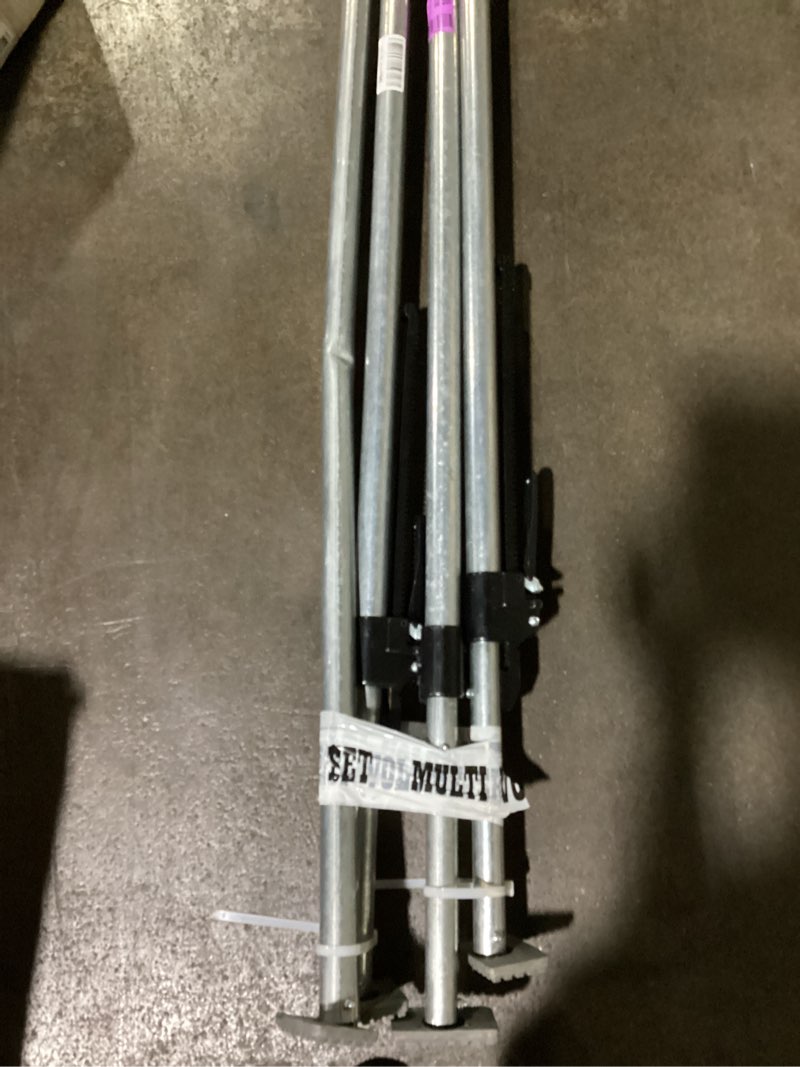 dc cargo mall heavy-duty adjustable load lock bars for trailers - pack of 4 - truck cargo bars - load bars for enclosed vans and reefers - 89-104 inches long steel ratcheting cargo bar 4-pack trailer load lock bar