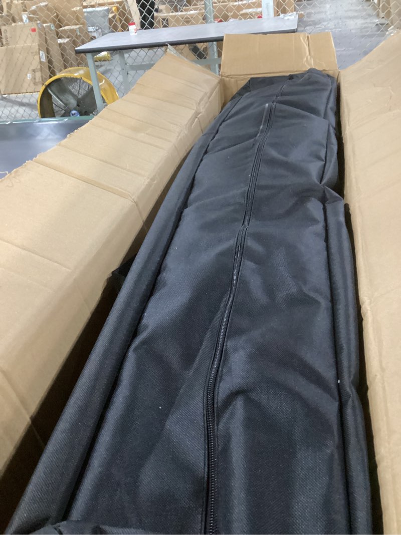 Condition photo showing New/Like New for Double High-Back Camping Loveseat with Pillows, Dual Cup Holders & Cooler Bags - Oversized 2 Person Heavy Duty Folding Chair for Adults, 800LBS Capacity, Outdoor, Picnic, Lawn (1, BlackGrey) Blackgrey 1double