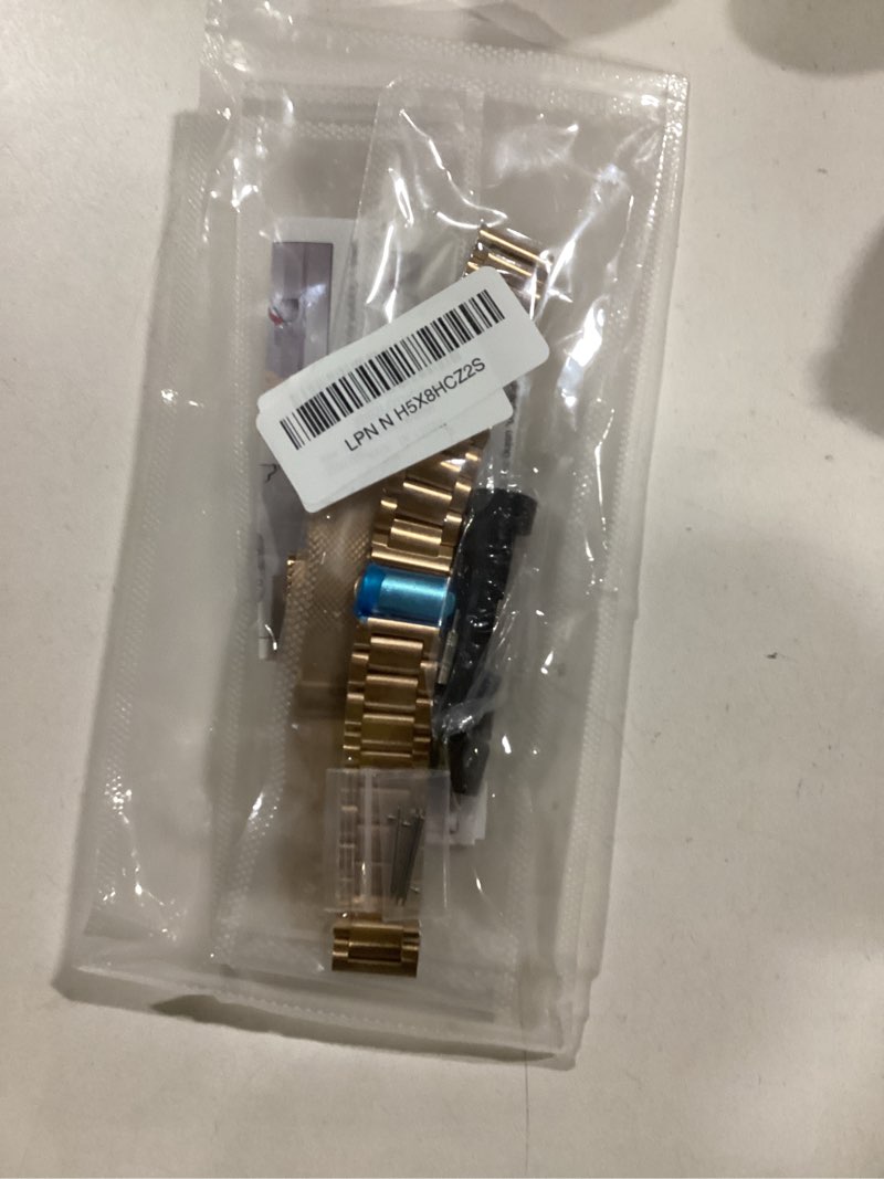 ViCRiOR Compatible with 18mm Garmin Vivoactive 4S / Venu 2s / Venu 3S/ Vivomove 3S Bands, Solid Stai