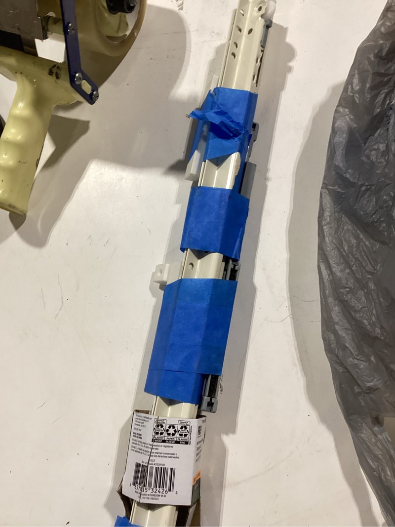 Condition photo showing As Is for reliabilt 20-in 3/4 extension soft close bottom mount european 50-lb load capacity white