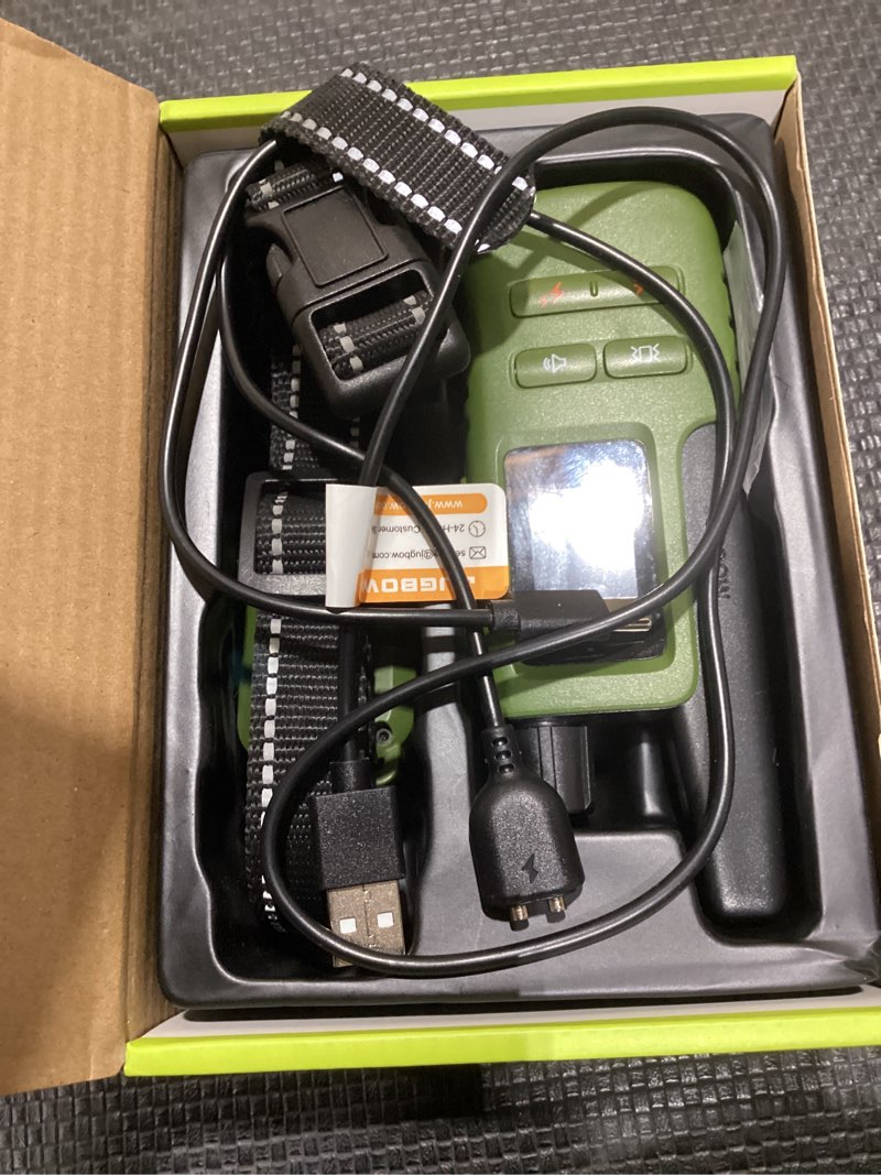 Condition photo showing Good Condition for dog shock collar - 4500ft dog training collar with remote, ipx8 waterproof electric dog collar with 4 training modes, security lock, rechargeable ecollar for 10-120lbs small medium large dogs green 1 pack