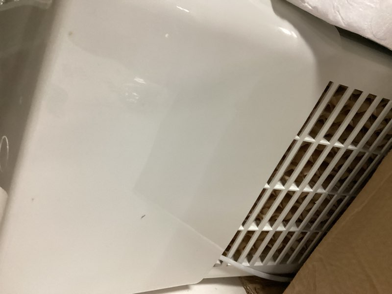 Condition photo showing As Is for portable evaporative air cooler w/humidifier – 3.1ga water tank, 10 ice packs, 6 speeds & 4 modes, timer & remote 1