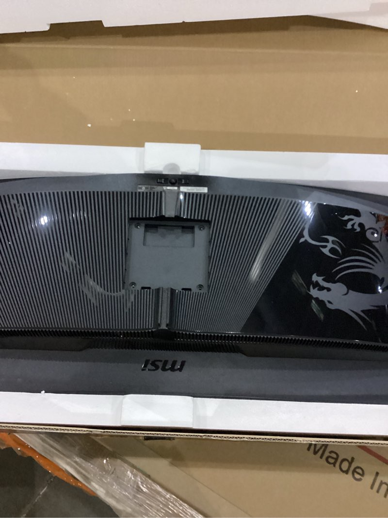 Condition photo showing Good Condition for msi MPG 491CQPX QD-OLED 49-inch QD-OLED 5120 x 1440 (DQHD) Computer Monitor, 240Hz, Adaptive-Sync, HDMI, Display Port, VGA Port, VESA Mountable, Tilt, Height Adjustable, Speaker, 0.03ms, Black 49" 240Hz