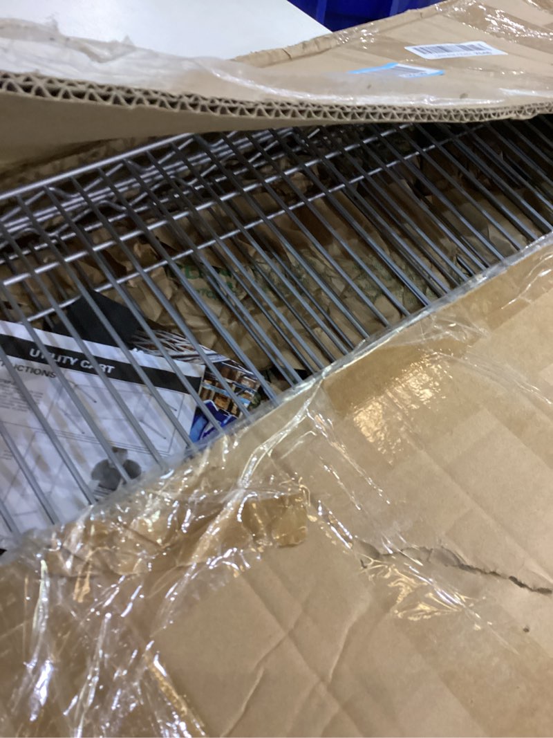 nexel additional wire shelf for wire shelving units, 600-800 lb capacity, 18" w x 30" l, silver epoxy finish 18"w x 30"l silver epoxy