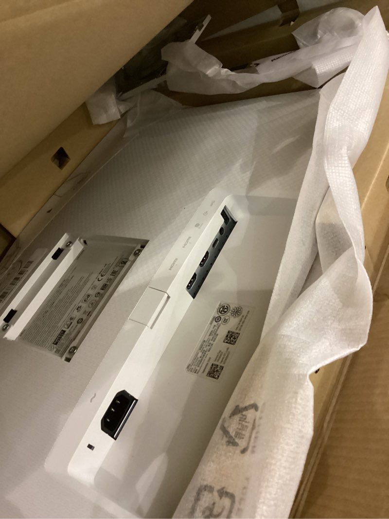 Condition photo showing As Is for Dell S2722DC Monitor - 27-inch WQHD (2560x1440) 75Hz 4Ms Display, AMD FreeSync, Built in Speaker, USB Type-C Connectivity, Height/Pivot/Swivel/Tilt Adjust - Platinum Silver 27 Inches S2722DC USB-C