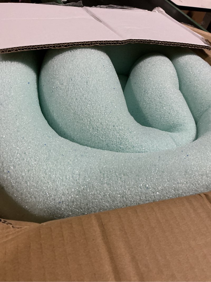 Condition photo showing As Is for Linenspa Memory Foam Mattress Topper, King Size - 2 Inch Gel Infused Memory Foam - Plush Feel - Cooling and Pressure Relieving - CertiPUR Certified King 2 Inch Classic Gel