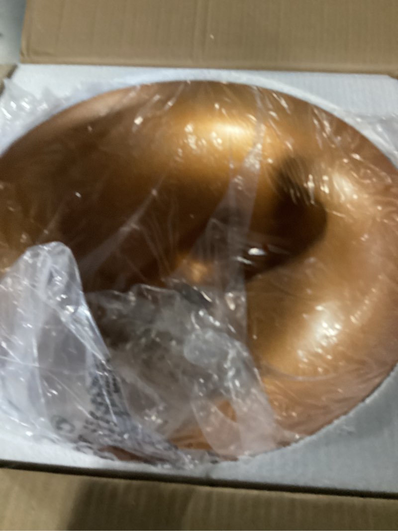 Condition photo showing Good Condition for DOTCN Large Pendant Light Fixtures Ceiling Hanging, 17.7" Dome Pendant Lights,Black and Gold Finish Lighting Fixture,Adjustable Pendant Lamps for Living Room,Dining Room,Kitchen Island Black + 17.7in