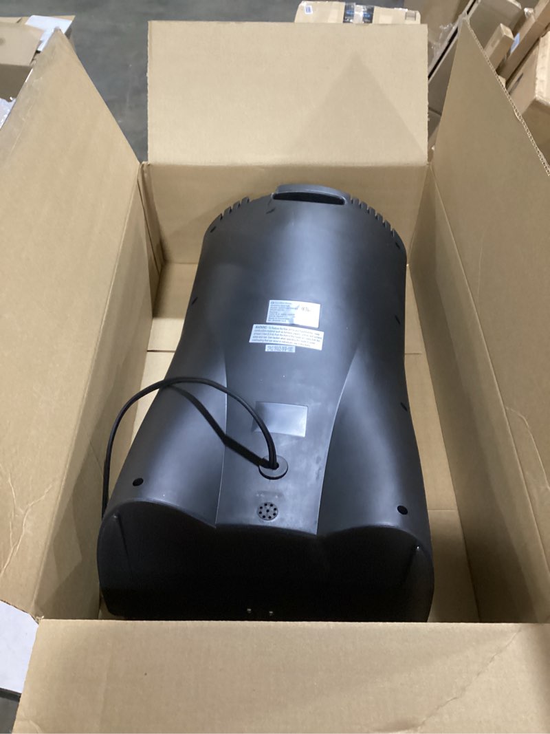 Condition photo showing Good Condition for Comfort Zone Space Heaters for Indoor Use, Portable Electric Heater, Adjustable Thermostat, Infrared Heat, Quartz Tower Space Heater with 2 Heat Settings, Bedroom Heater, Black