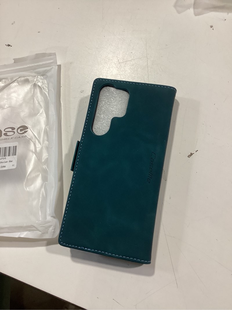 Condition photo showing Good Condition for sinianl for samsung galaxy s23 ultra leather case, vintage wallet case book folding flip case with kickstand card holders slots protective cover for galaxy s23 ultra blue blue for galaxy s23 ultra