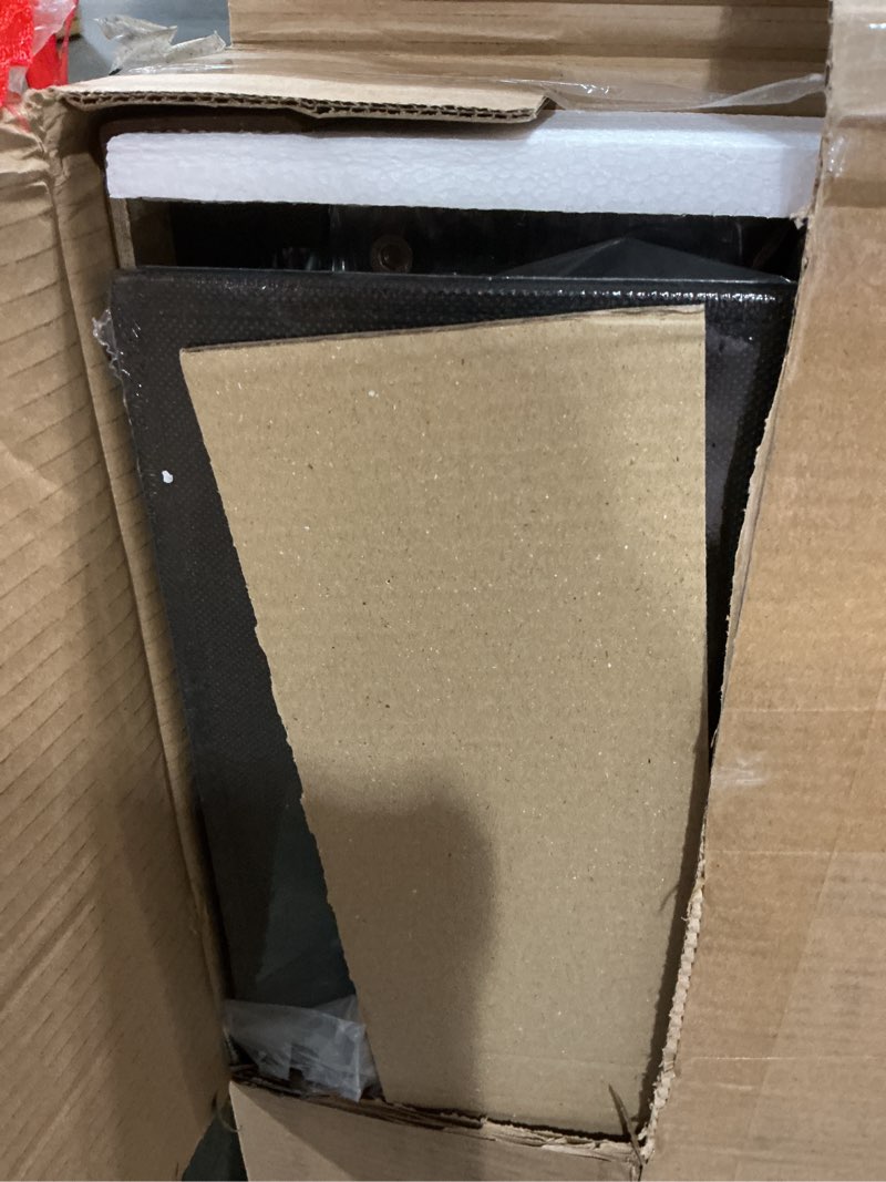 Condition photo showing New/Like New for Dresser for Bedroom with 9 Drawers, Anti-Tip Tall Fabric Chests Storage Organizer Tower Furniture with Wooden Top Metal Frame for Clothes, Closet, Living Room, Hallway, Entryway