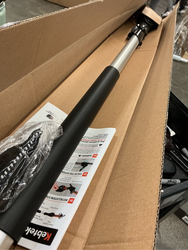Condition photo showing Good Condition for telescopic extension pole for kebtek new kt940/kt933/kte-35/kt 9035-1.7m-2.4m aluminum extension pole with 2 nodes adjustment (kt-pole)