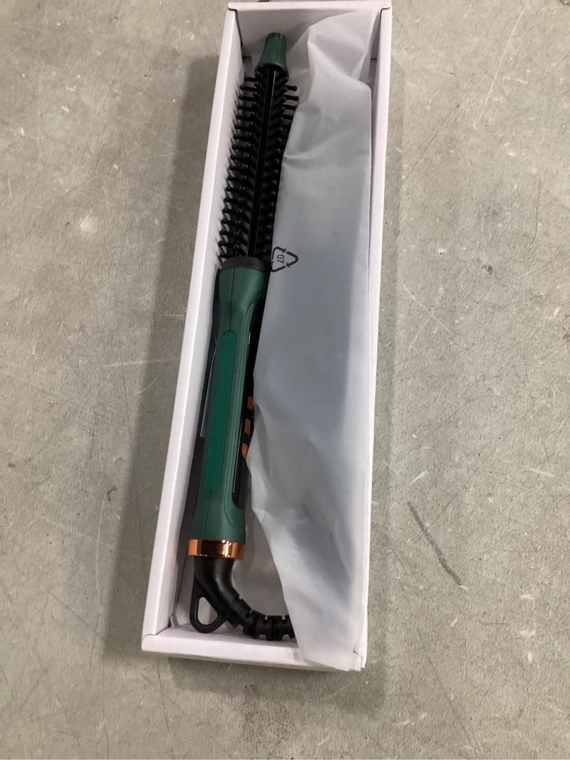 Condition photo showing Good Condition for bangmeng mini thermal round brush, 1/2 inch barrel volume heat styling brush for men and women short thin curly straight hair, heated curling iron,12 temperature setting (1.1 inch with bristles) 0.5 inch barrel