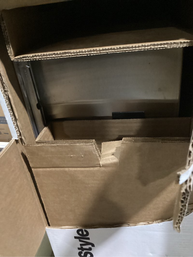 Condition photo showing As Is for 33 inch topmount handmade 18 gauge single bowl stainless steel kitchen sink with accessories topmount 33" x 22" x 10"