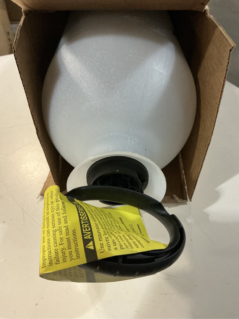 Condition photo showing Good Condition for chapin 20005 pump sprayer, 2?gallon, lawn & garden, translucent poly tank, funnel?top, surespray, adjustable cone nozzle & 34" hose for fertilizer, weed & pest application 2-gallon