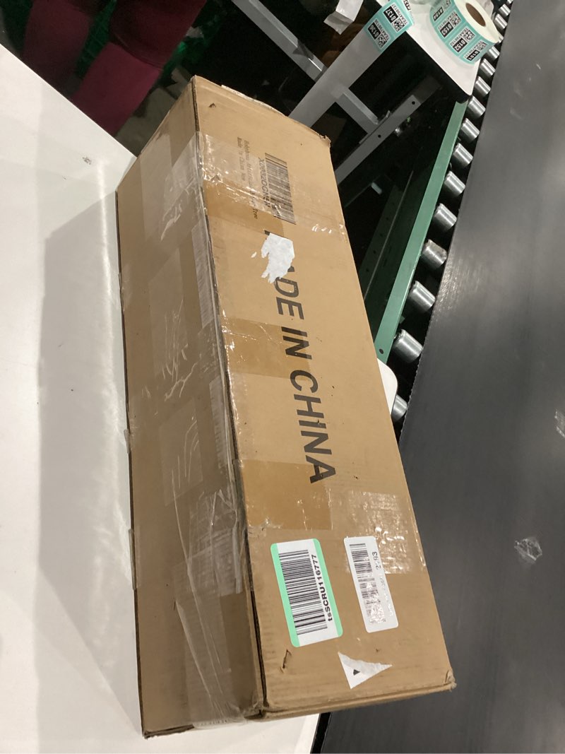 Condition photo showing As Is for Suzile 2 Pcs Scalloped Shelves Wall Floating Shelves Set for Room, Bathroom, Bedroom, Cute Room Decor Aesthetic and Books, Toys, Photo Frames Storage (23",Walnut Brown) Walnut Brown 23"