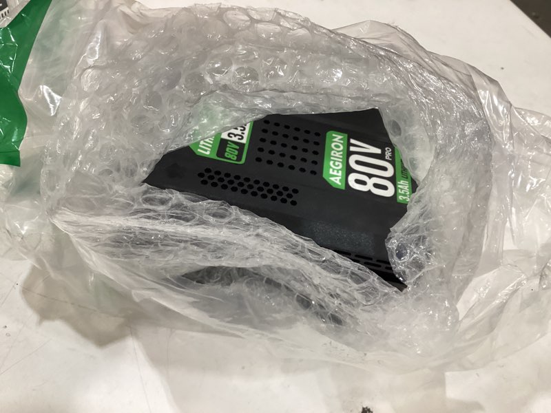 Condition photo showing New/Like New for replacement for greenworks 80v battery 3500mah, compatible with greenworks pro 80v 75+ power tool, replace for 80 volt greenworks battery gba80200 gba80250 gba80400 gba80500 gch8040 2502202