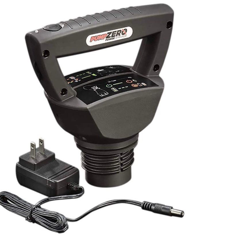 | garden sprayer pump | pump head and charger only | lawn and garden | 24 gallons per charge