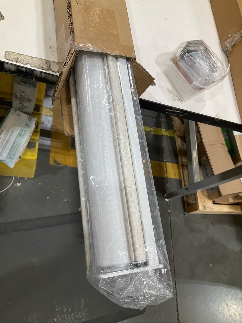 Condition photo showing Good Condition for persilux blackout roller shades for window blinds,cordless,linen fabric,thermal insulated fabric uv protection shades for home,office,bedroom,door,blackout-cream,39" w x 72" h 39"w x 72"h blackout-cream