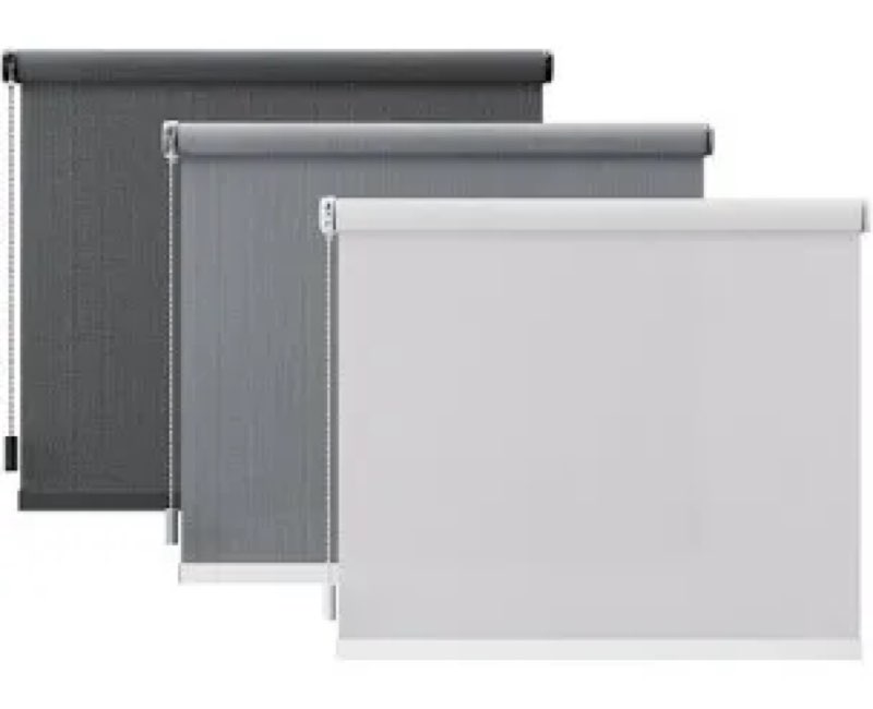 persilux blackout roller shades - cordless roller blinds with valance, thermal insulated fabric wind