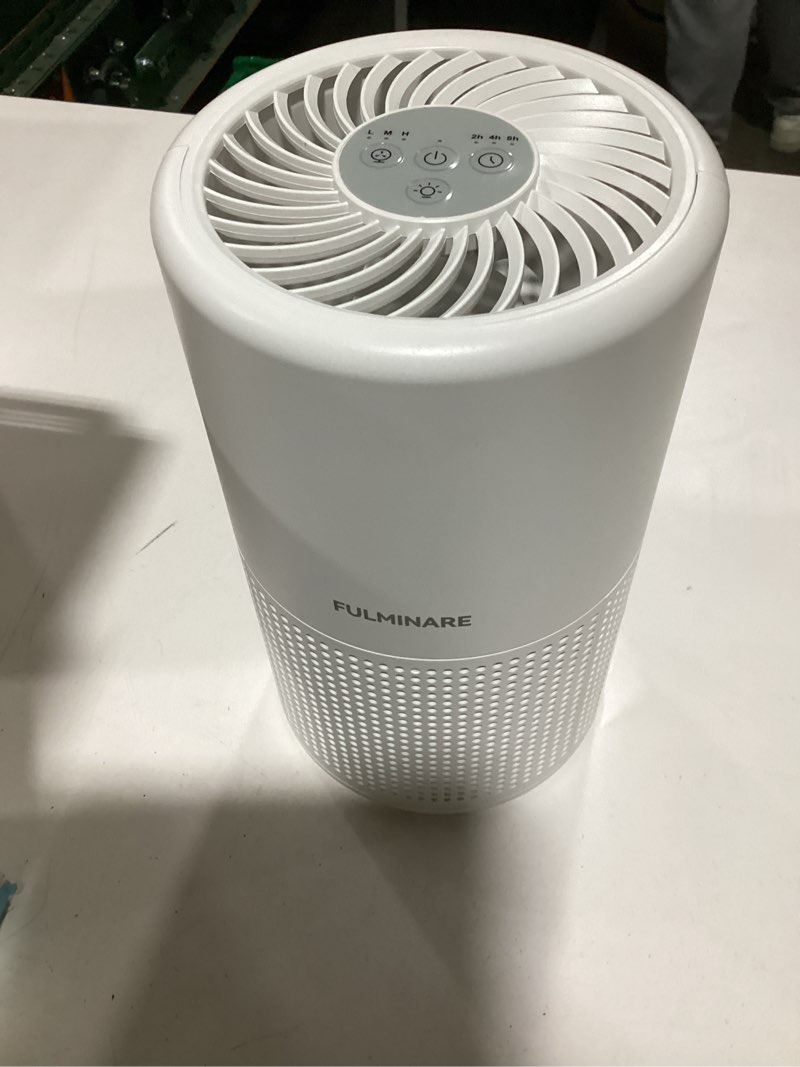 Condition photo showing Good Condition for air purifiers for bedroom, fulminare h13 true hepa air filter, quiet air cleaner with night light, portable small air purifier for home, office, living room white 1 pack