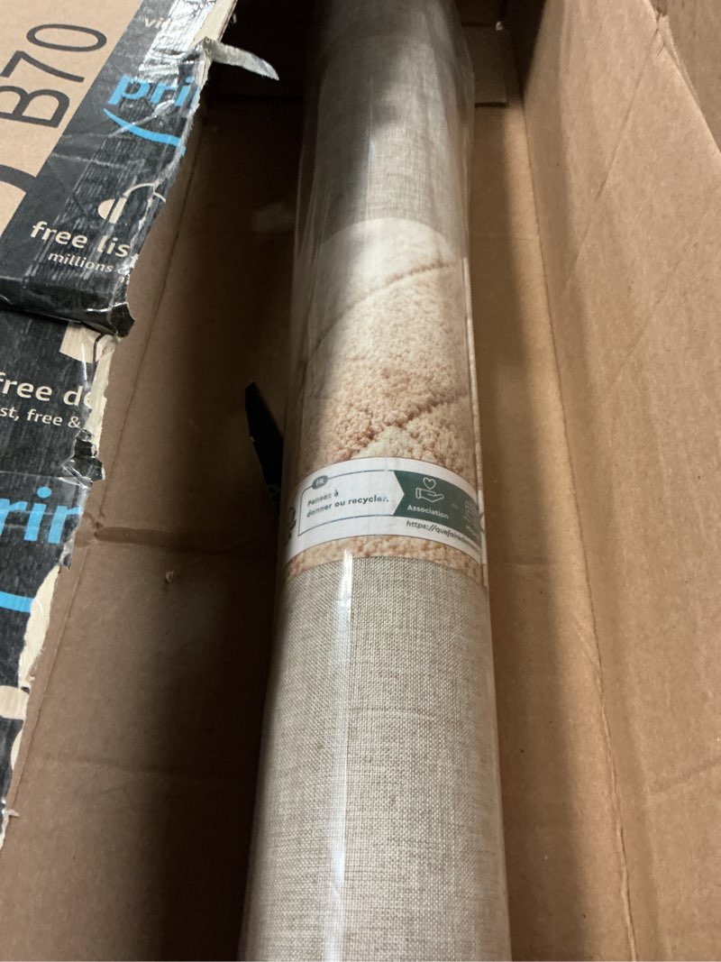 Condition photo showing New/Like New for lekeepgo ultra thin indoor door mat 24"x47", low-profile door mat indoor entrance, non slip rubber backing inside doormat washable welcome front entryway dirt trapper entry mat, khaki khaki 2' x 3'11" (rectangular) solid