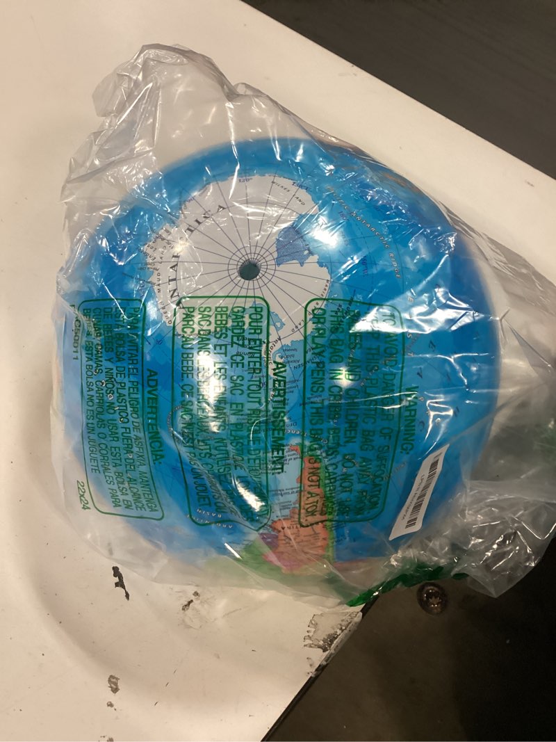 Condition photo showing Good Condition for World Globe for Children and Adults, 12 inch Educational Spinning Earth Map with Stand, Self-Assembled Interactive World Globes for Kids Learning, Classroom, Students Desk, Room and Office Decor