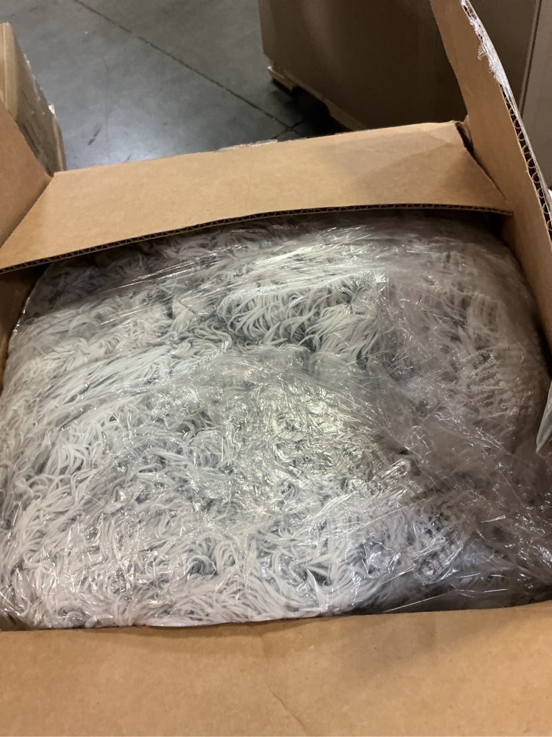 Condition photo showing Good Condition for best friends by sheri the original calming donut dog bed – washable plush pet bed for medium breeds up to 45 lbs, shag faux fur, frost gray, medium (30" x 30") frost shag medium