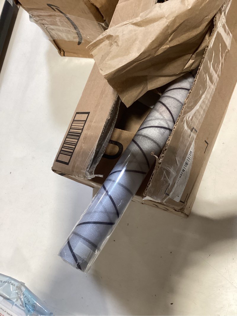 Condition photo showing Good Condition for rabbitgoo moroccan pattern decorative static cling window film – no glue removable privacy film, anti-uv heat control, for bathroom home office glass door, 23.6" x 78.7" moroccan lattice 23.6" x 78.7"
