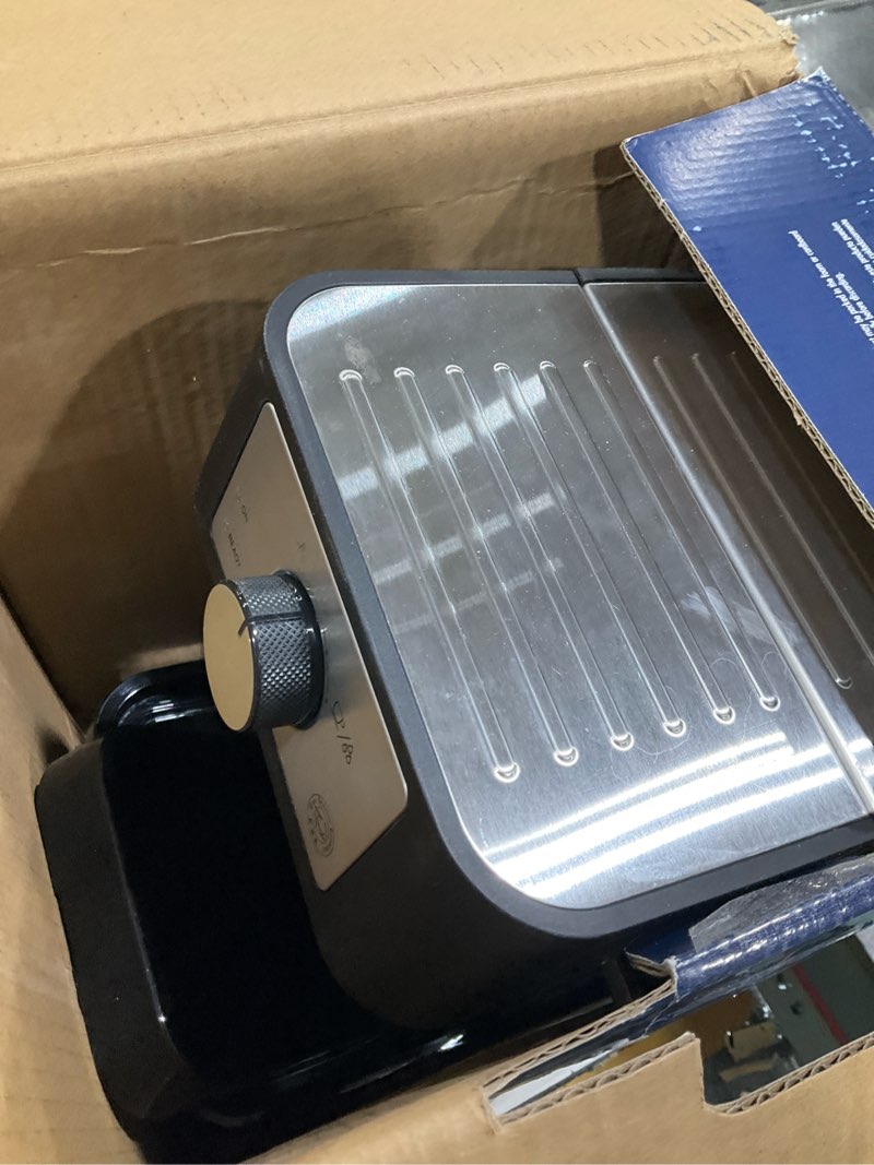 Condition photo showing As Is for De'Longhi Stilosa Manual Espresso Machine, Compact Coffee Maker, 15 Bar Pump Pressure, Manual Milk Frother Steam Wand for Authentic Single & Double Espresso, Lattes & Cappuccinos, Tamper Included Stliosa Espresso Machine
