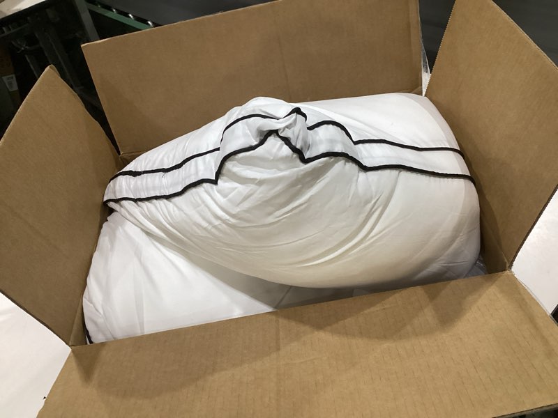 Condition photo showing As Is for beckham hotel collection bed pillows standard/queen size set of 2 - original soft down alternative pillow for sleeping - soft support for back, stomach or side sleepers queen / standard white