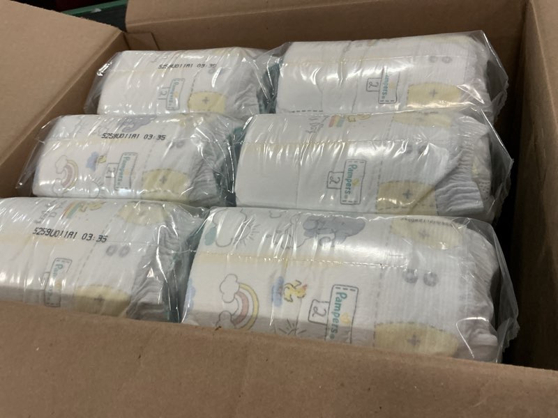 Condition photo showing New/Like New for Pampers Baby Diapers - Swaddlers - Size 2, 186 Count, Ultra Absorbent Disposable Infant Diaper